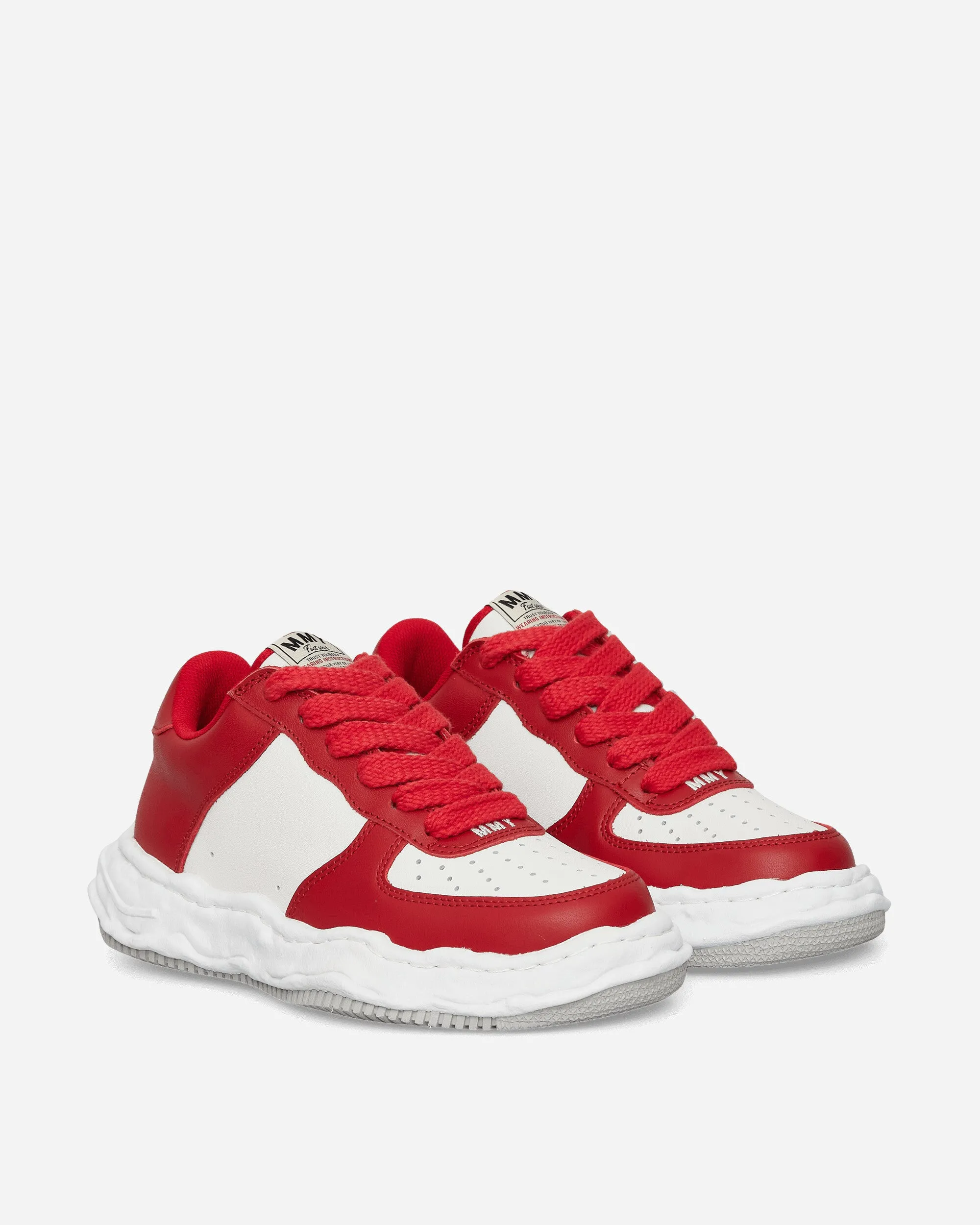 Wayne OG Sole Cow Leather Low Sneakers Red / White Current Jog