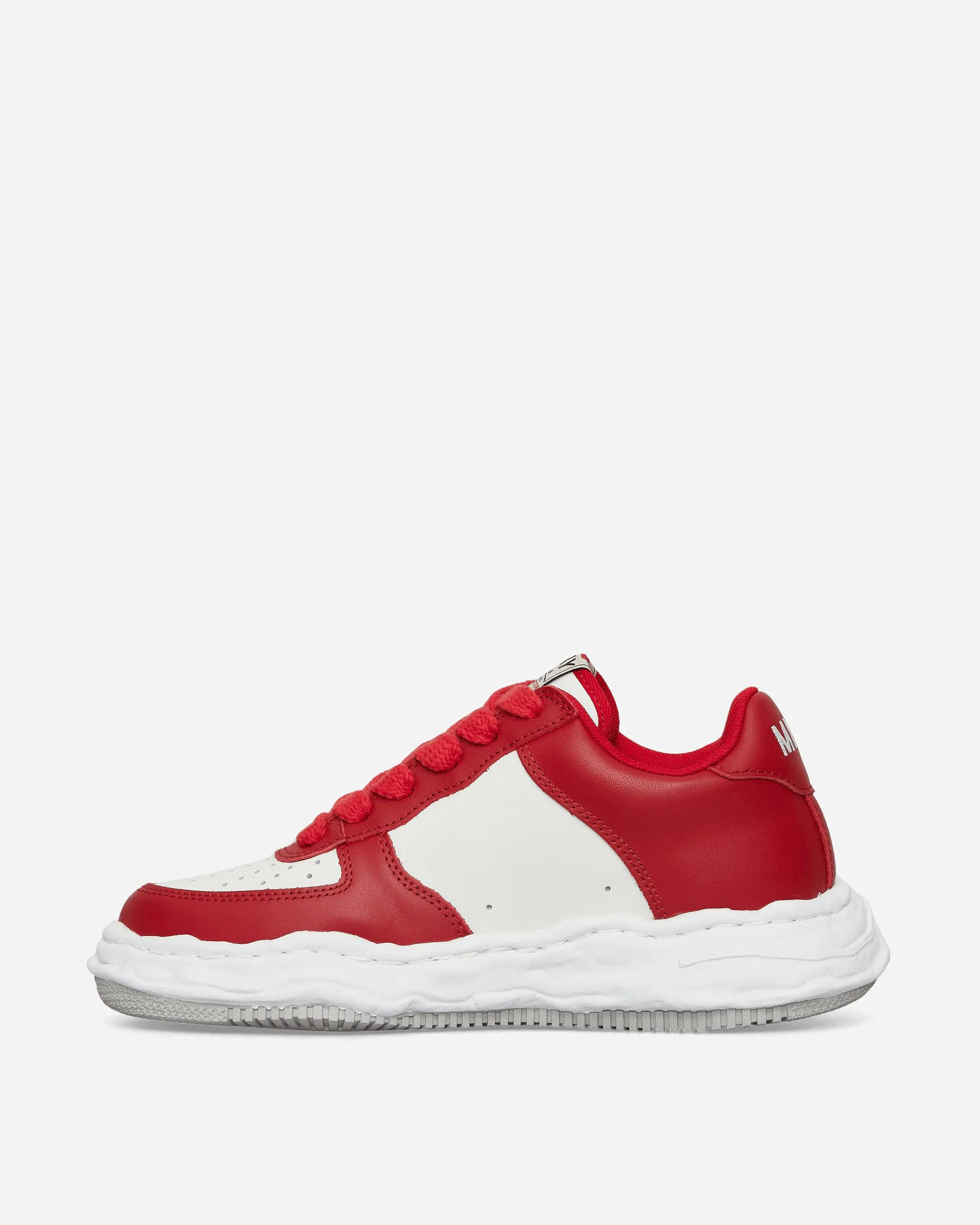 Lake Trek Show Time Wayne OG Sole Cow Leather Low Sneakers Red / White