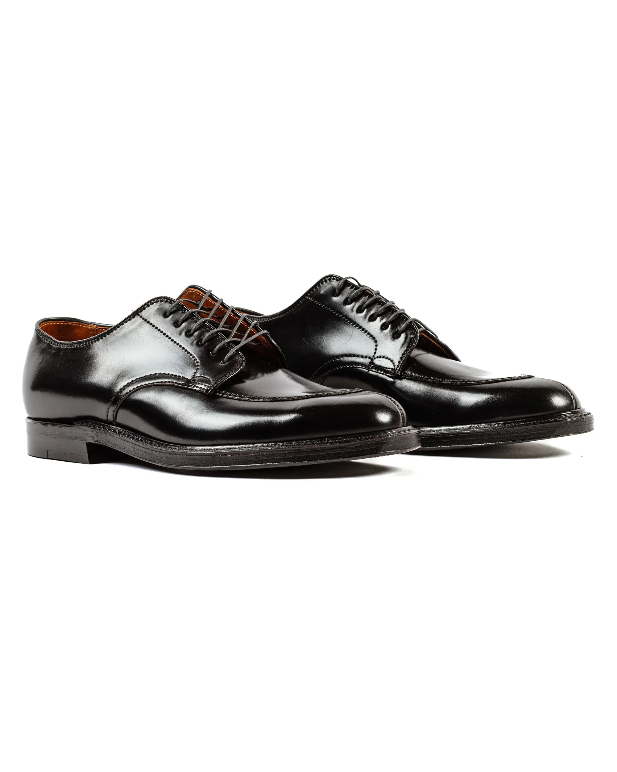 Alden V Tip Blucher Black Shell Cordovan G2601 Breathable Lining