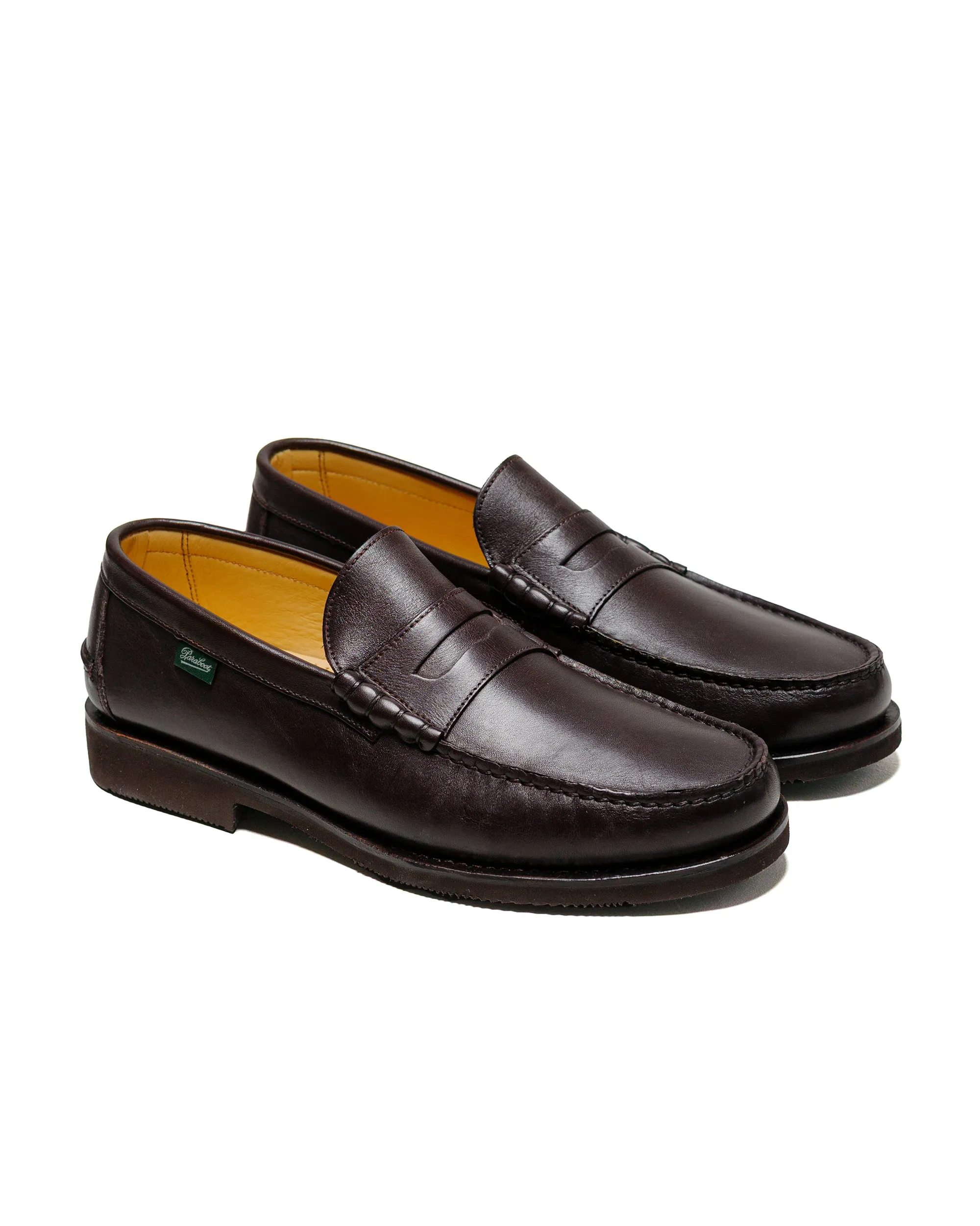 Paraboot Brighton Lisse Caf?? Velcro Strap
