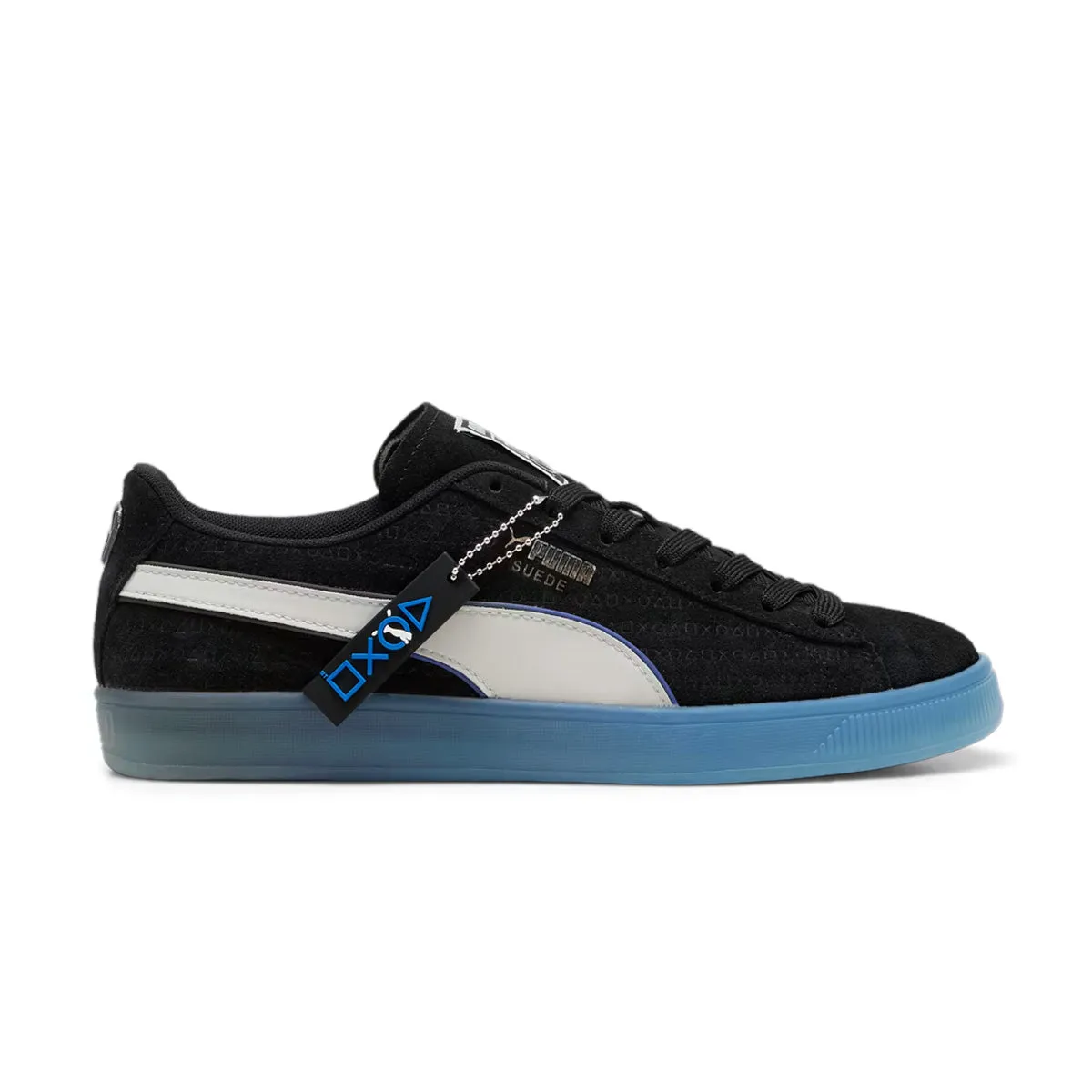 Odor Control Lining   Playstation Suede 'Black Glacial Gray'