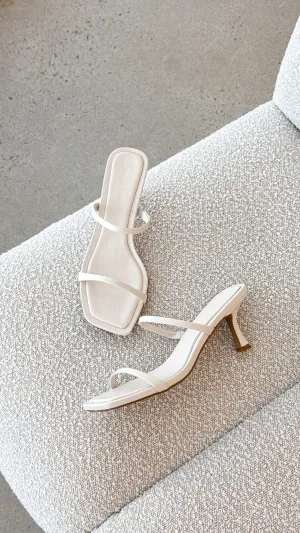 Urmi Heel - Ivory Chic Pumps