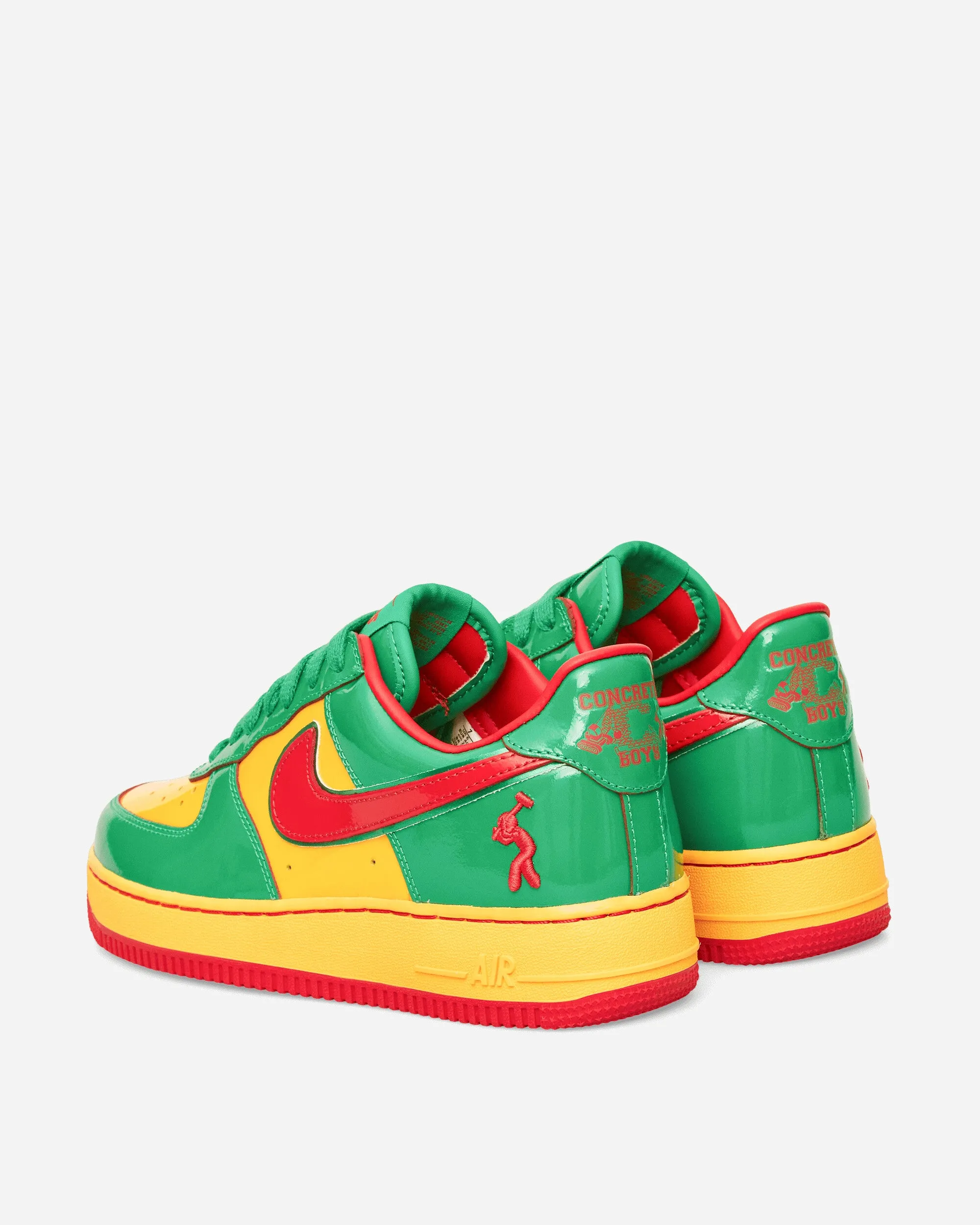Us Force 1 Sneakers Lucky Green / Mystic Red Antibacterial Touch Comfort