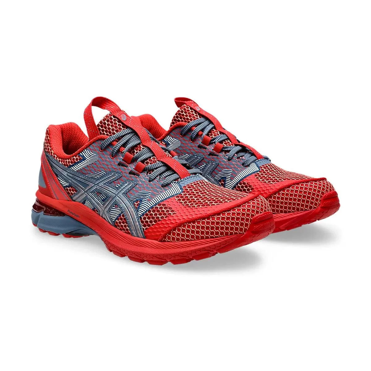 US4-S GEL-Terrain 'Classic Red Wood Crepe' Multi Directional Flex Grooves