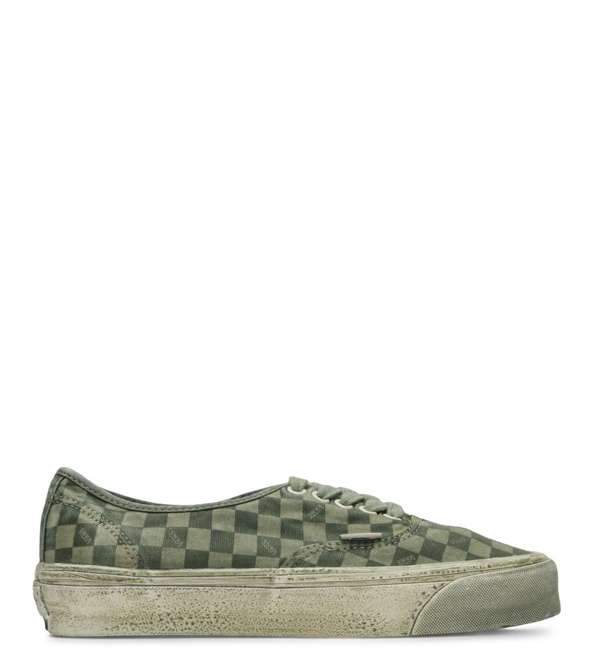 Vans Authentic Dye Checkerboard Reissue 44 Lime statement - piece