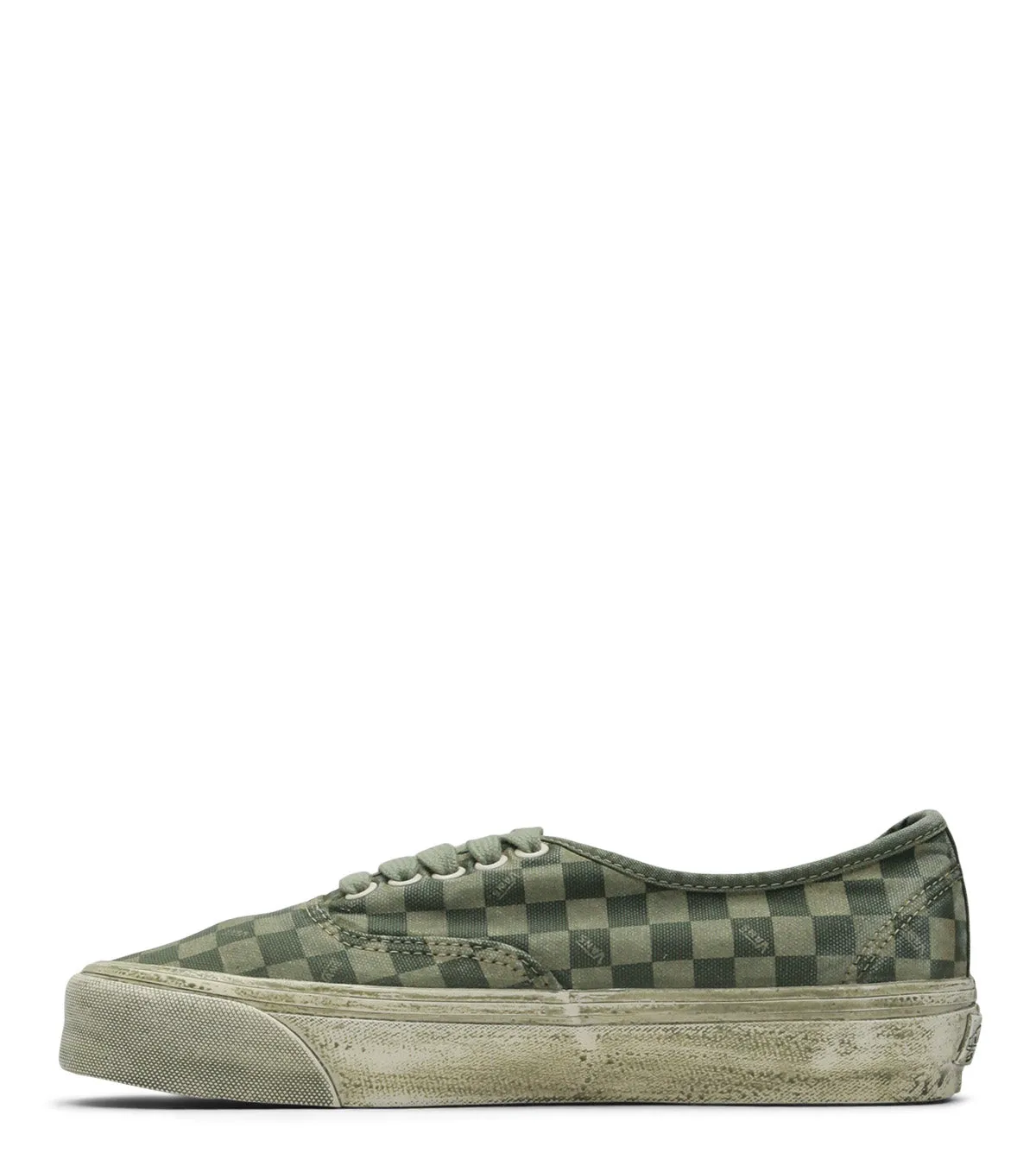 Vans Authentic Dye Checkerboard Reissue 44 Lime walking - style