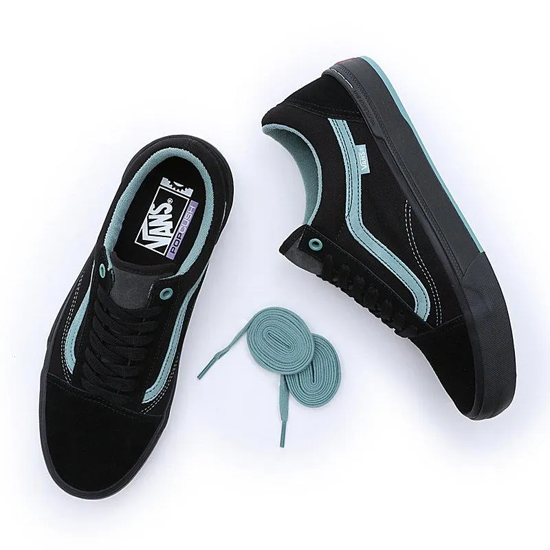 Dynamic Comfort Fit Lace Hold Vans BMX Old Skool - Black/Teal