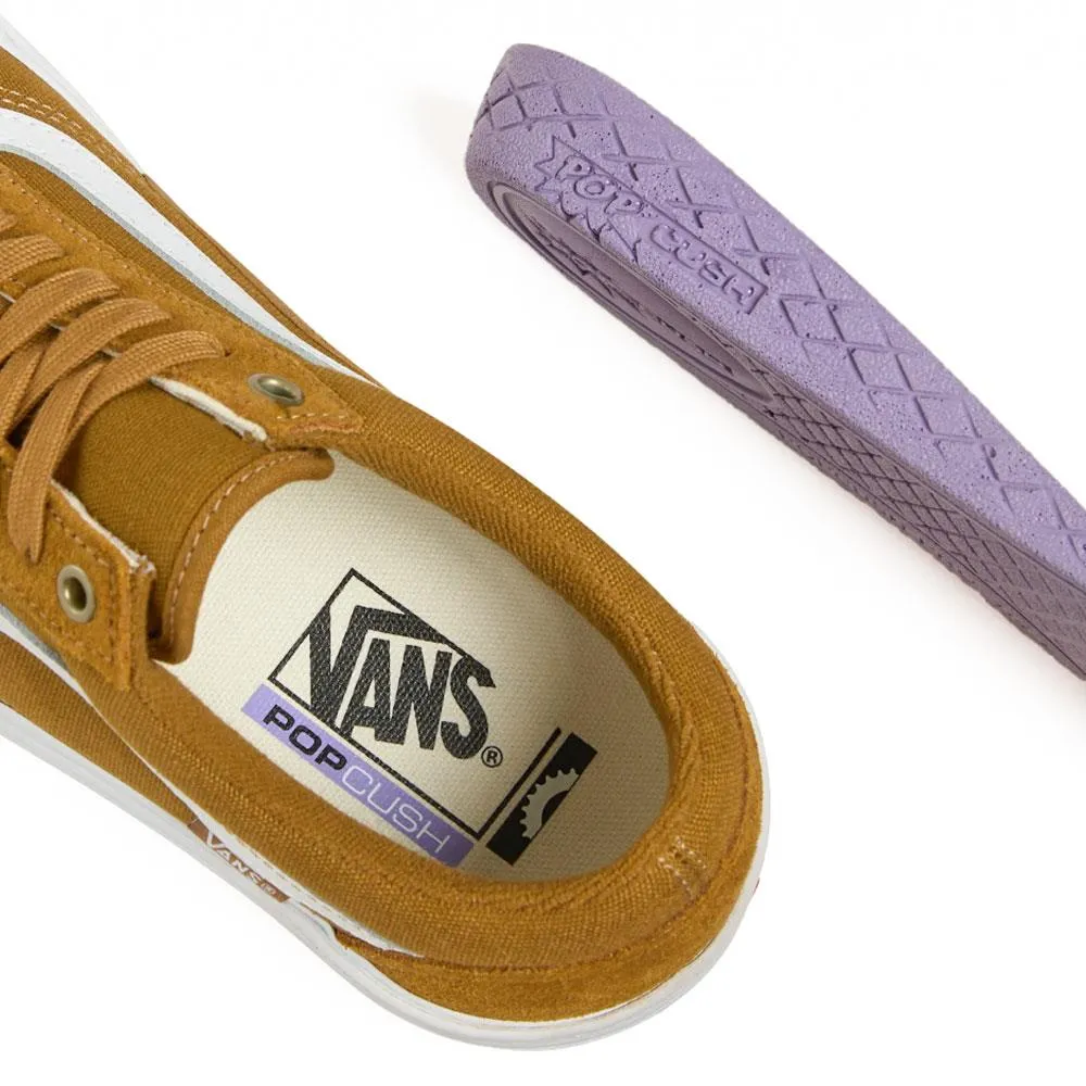 Vans BMX Old Skool - Golden Brown Elastic Support Resistance to wear