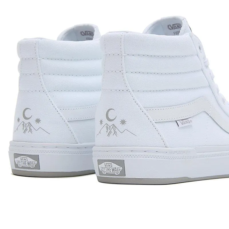 Breathable Upper All surface Vans BMX Sk8-Hi X Perris Benegas - White