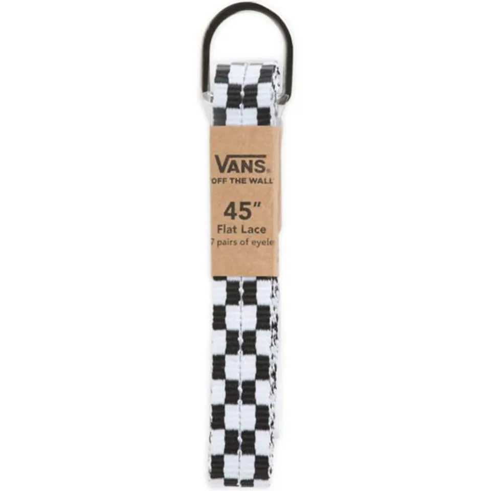 Vans Laces 45"- Black/White Checkerboard Stylish Ride Side Support