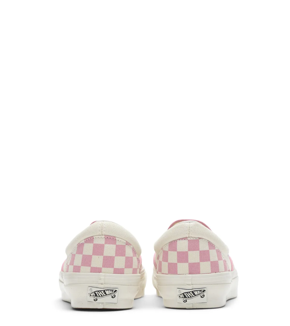 Dress Shoes Structured sole Vans LX Classic Slip-On 98 Checkerboard Pink Dawn