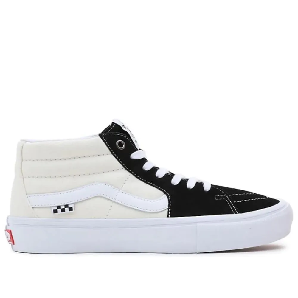 Vans Skate Grosso Mid - Marshmallow/Black Arch Supported Footwear Toe Bumper
