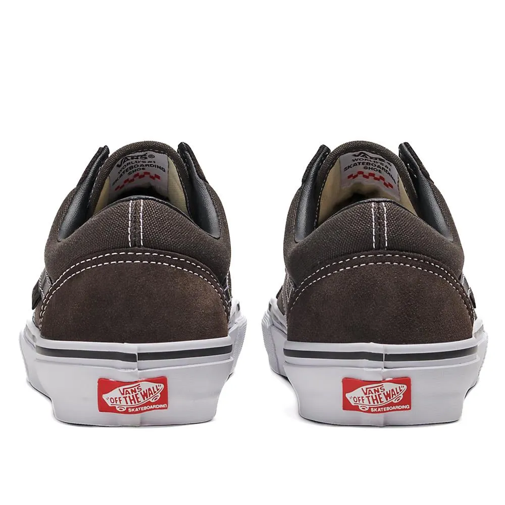 Comfort Wear Vans Skate Old Skool - Chocolate/White