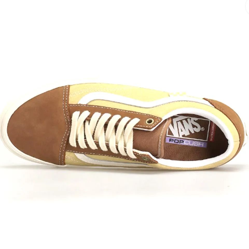 Vans Skate Old Skool - Nubuck/Canvas Brown Soft Padding