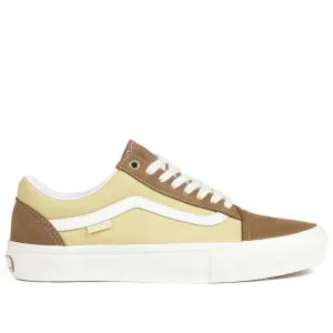 Vans Skate Old Skool - Nubuck/Canvas Brown Smooth Style removable insoles