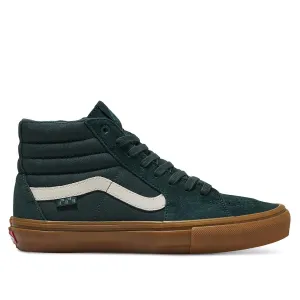 Free Action Ride Pro Style Vans Skate Sk8-Hi - Dark Green/Gum