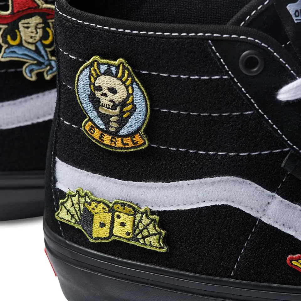 Vans Skate Sk8 Hi Decon - Elijah Berle Black/Black Universal Fit Street Style Ride