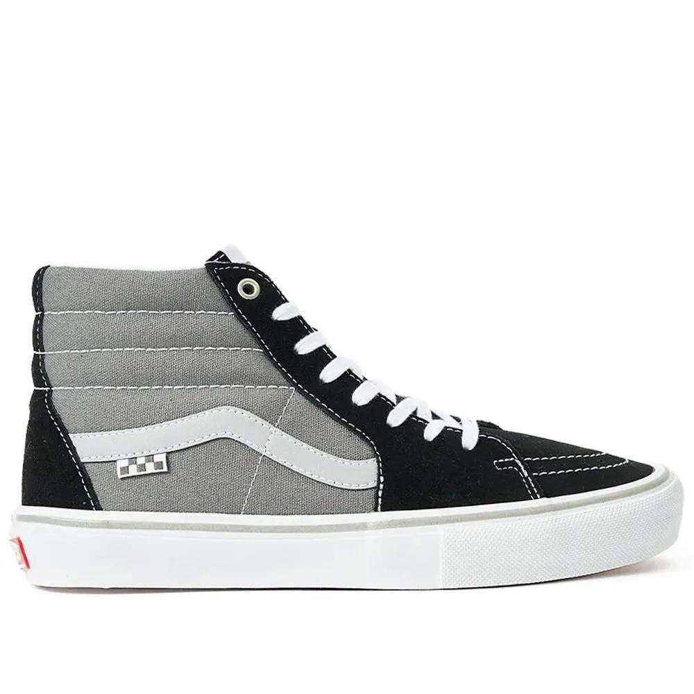 Vans Skate SK8 Hi - Reflective Black/Grey flex design