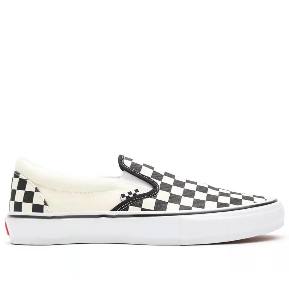 Vans Skate Slip On - Checkerboard Black/White Board Training Synthetic