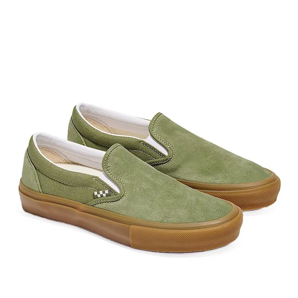 Vans Skate Slip-On - Green/Gum hypoallergenic Comfort arch