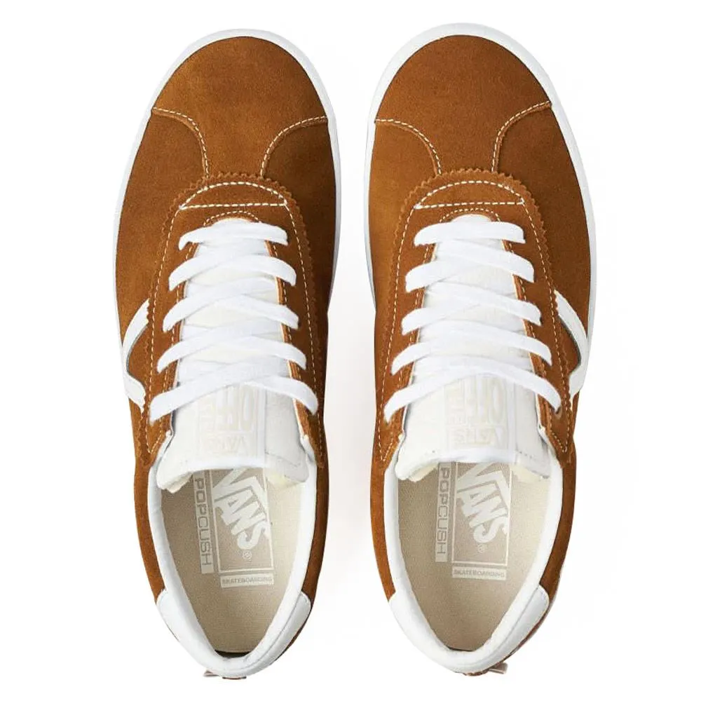 Anti Fatigue Flat Ride Vans Skate Sport - Golden Brown