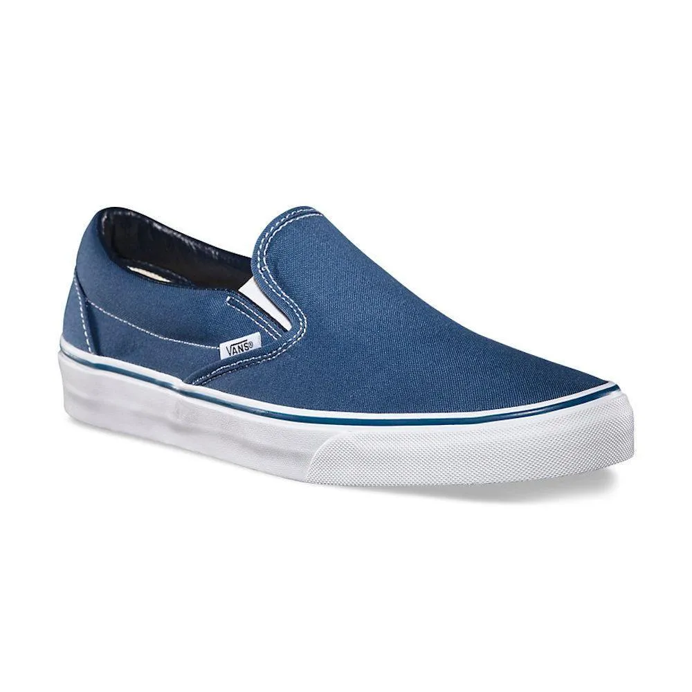 Vans Unisex Classic Slip On Navy Canvas Summer Vibe