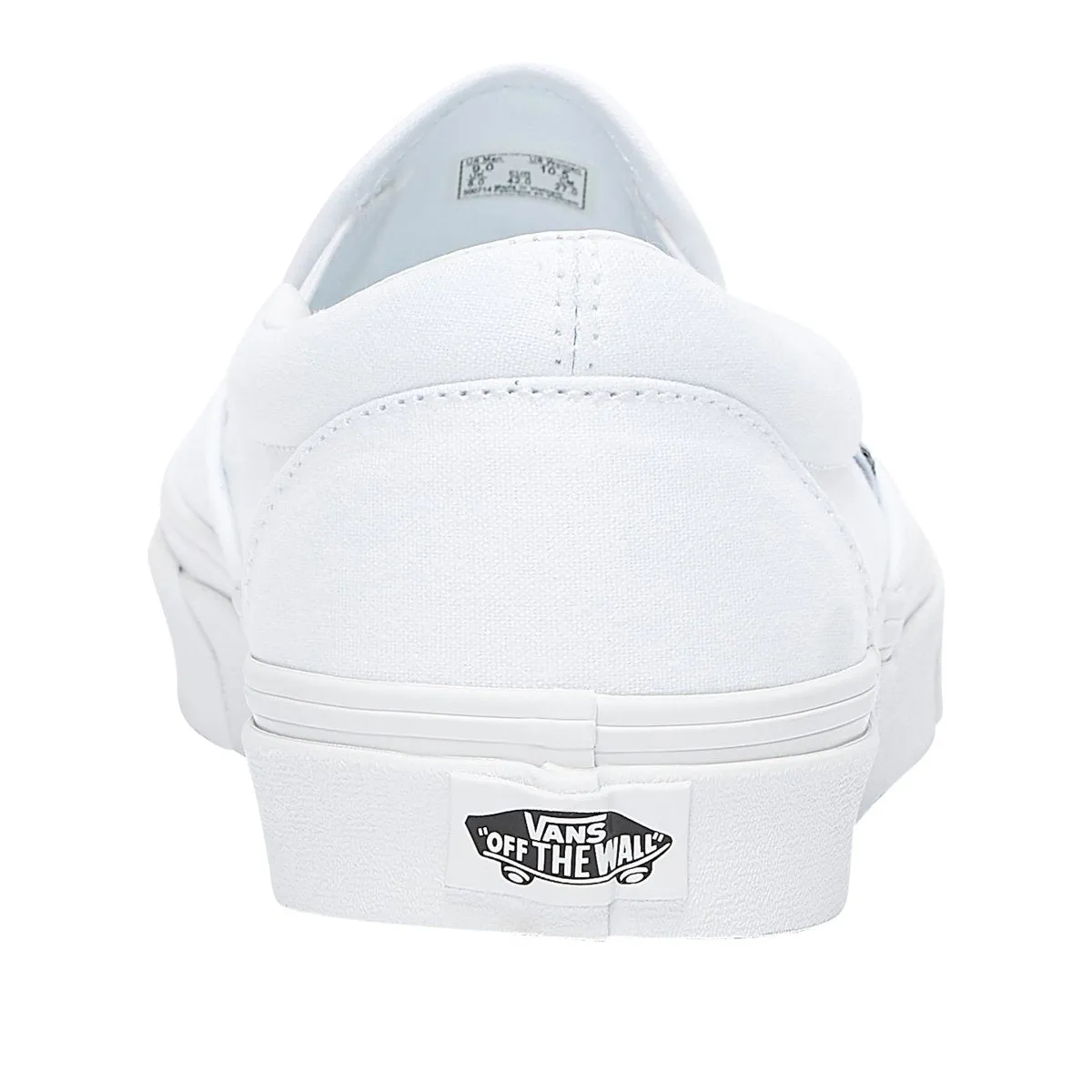 Anti   Blister Vans Unisex Classic Slip On True White