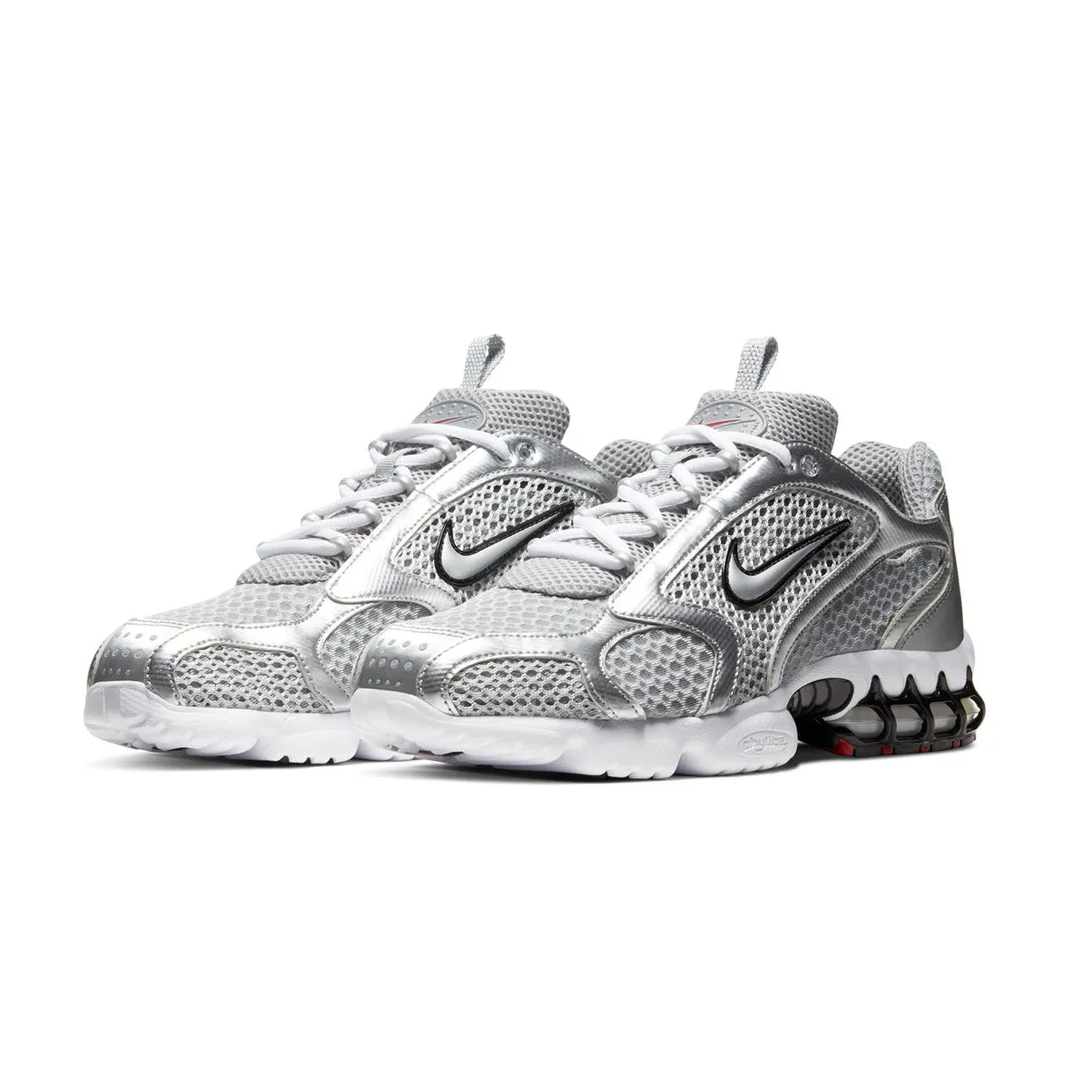 Wide fit Durable Build Air Zoom Spiridon Cage 2 'Metallic Silver'
