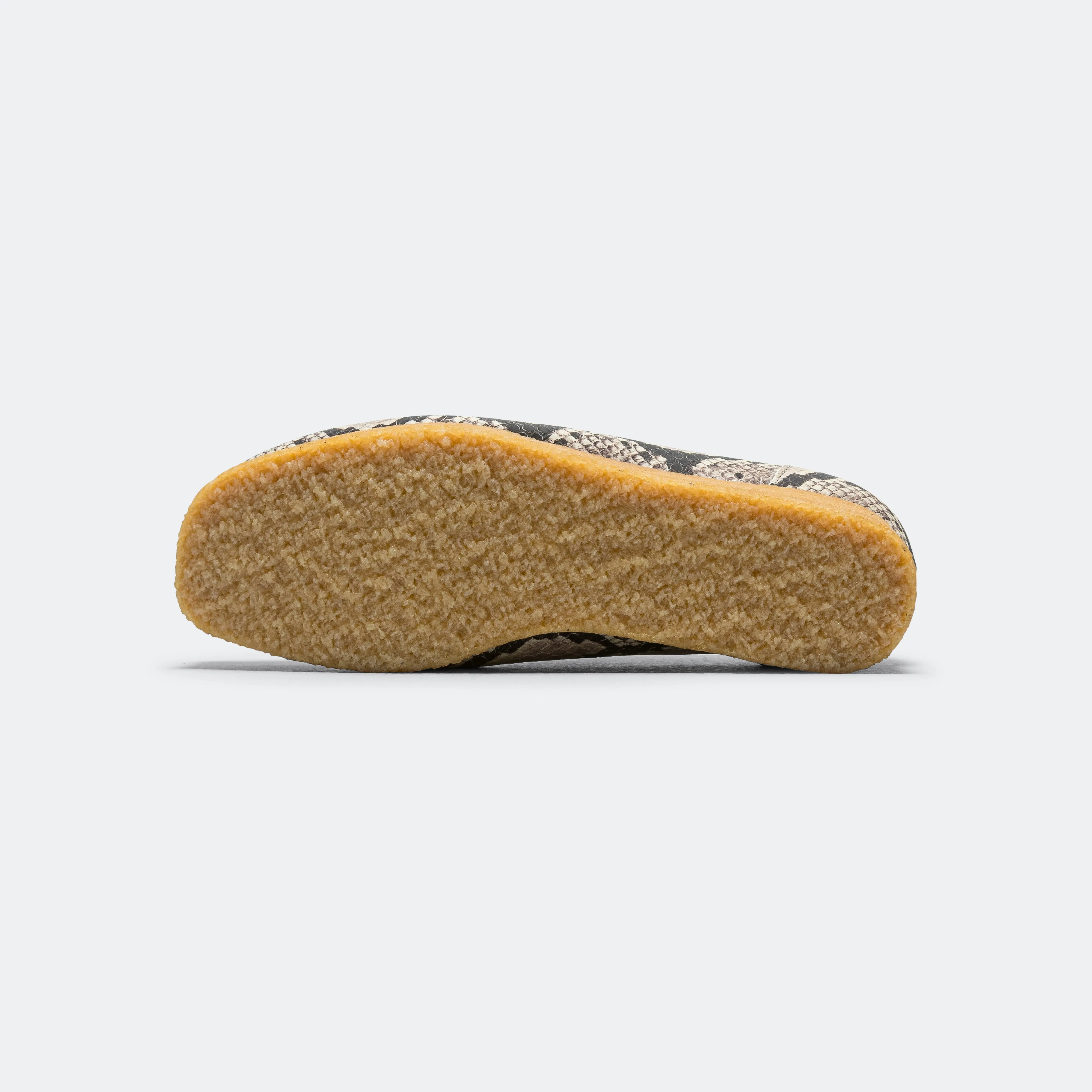 Wallabee Loafer - Grey Snake Leather Sweat Friendly Flexibility