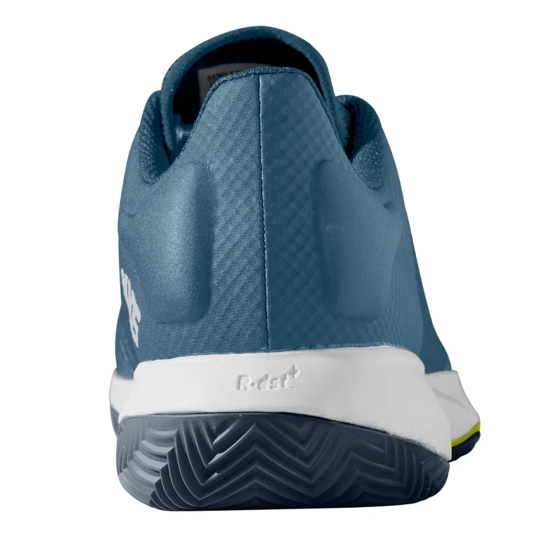 Wilson Kaos Swift Tennis Shoes -  China Blue/ White/ Sulphur Spring Foot Support Stable Step