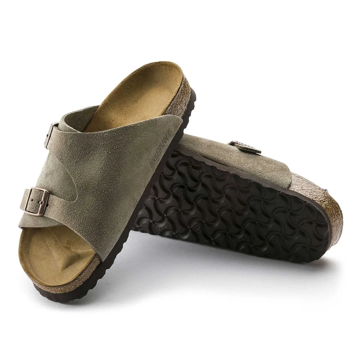Birkenstock Men's Zurich Taupe Suede Summer Travel Footwear Winter Warm