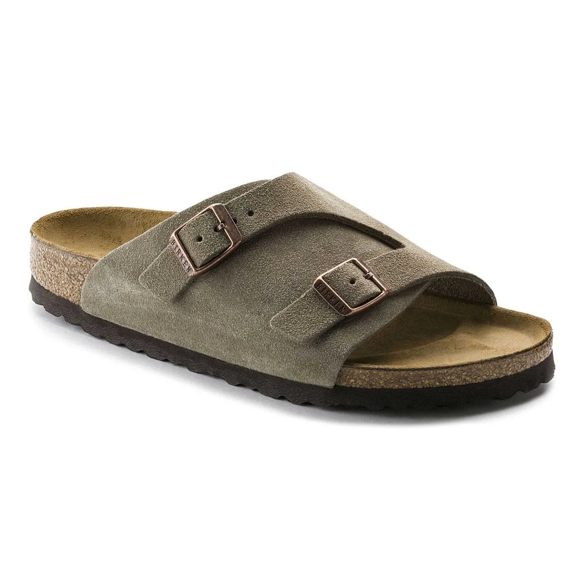 Birkenstock Men's Zurich Taupe Suede heel cup Relax Comfort
