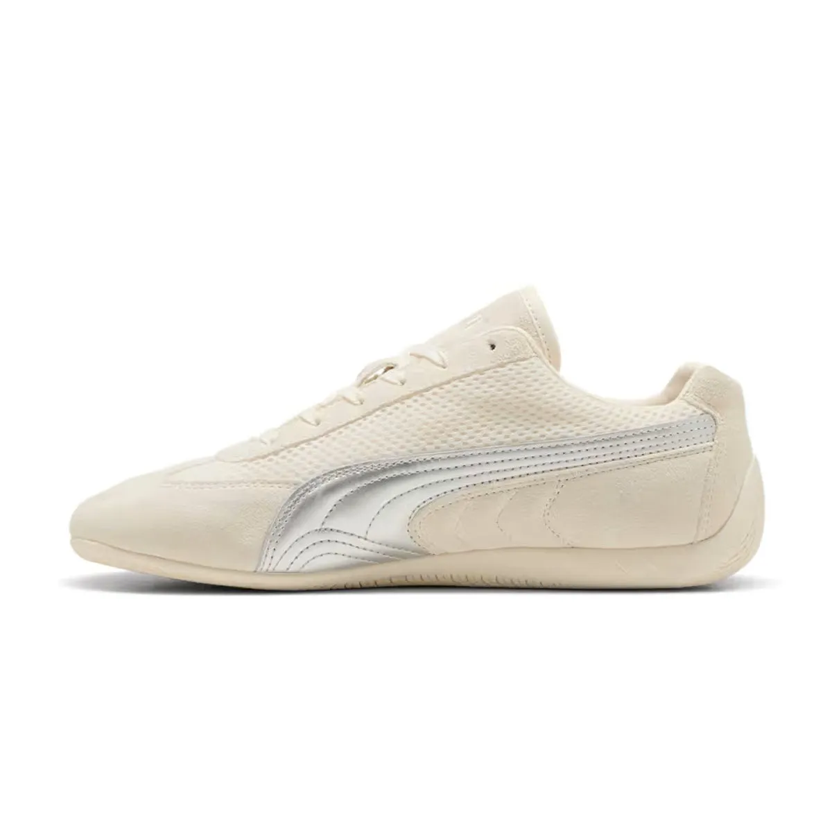 Sneaker Customization Speedcat Premium 'Frosted Ivory Matte Silver'
