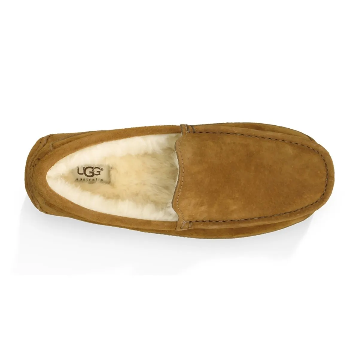 UGG Men's Ascot Chestnut Suede Comfortable Midsole Oxford Style