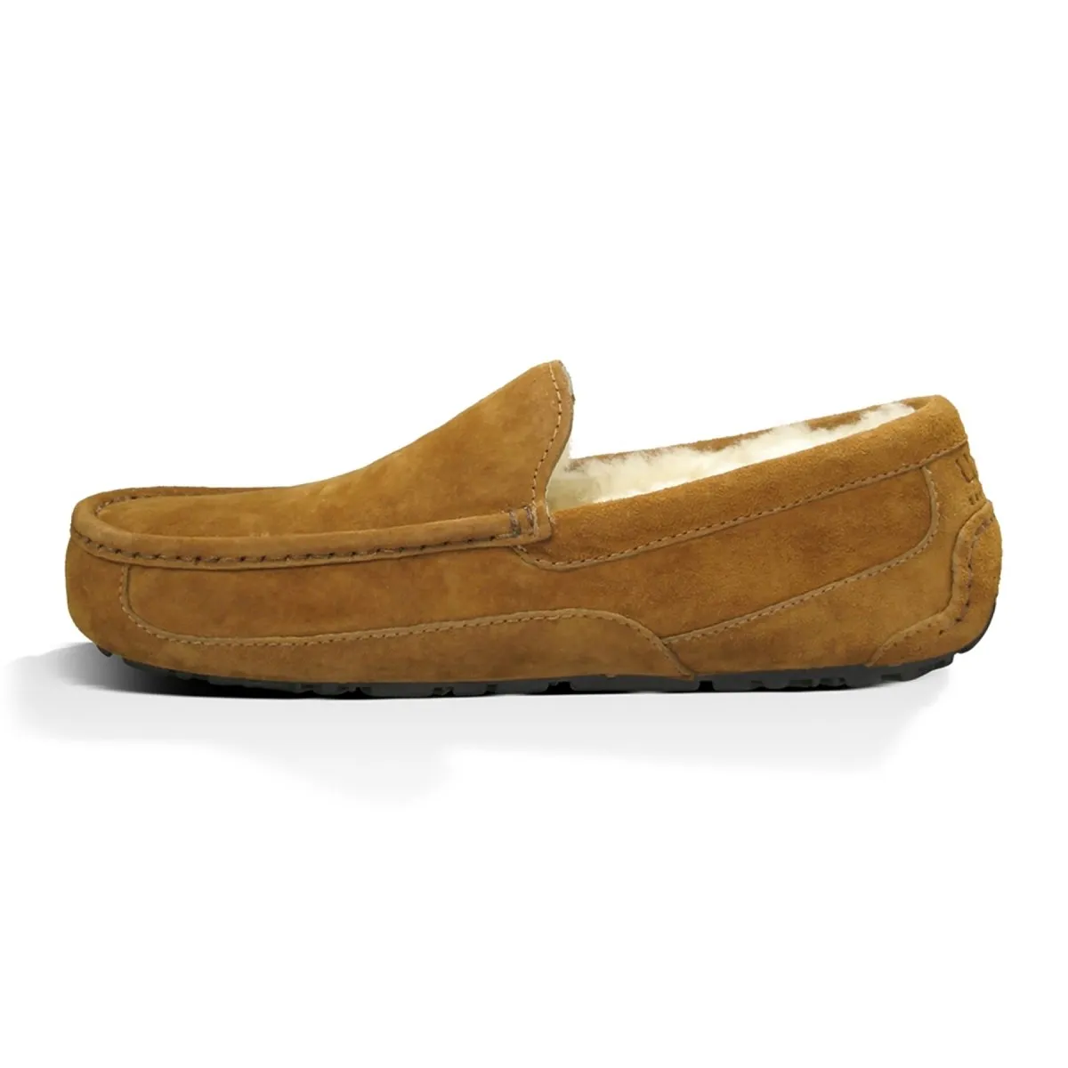 Mixed Texture UGG Men's Ascot Chestnut Suede