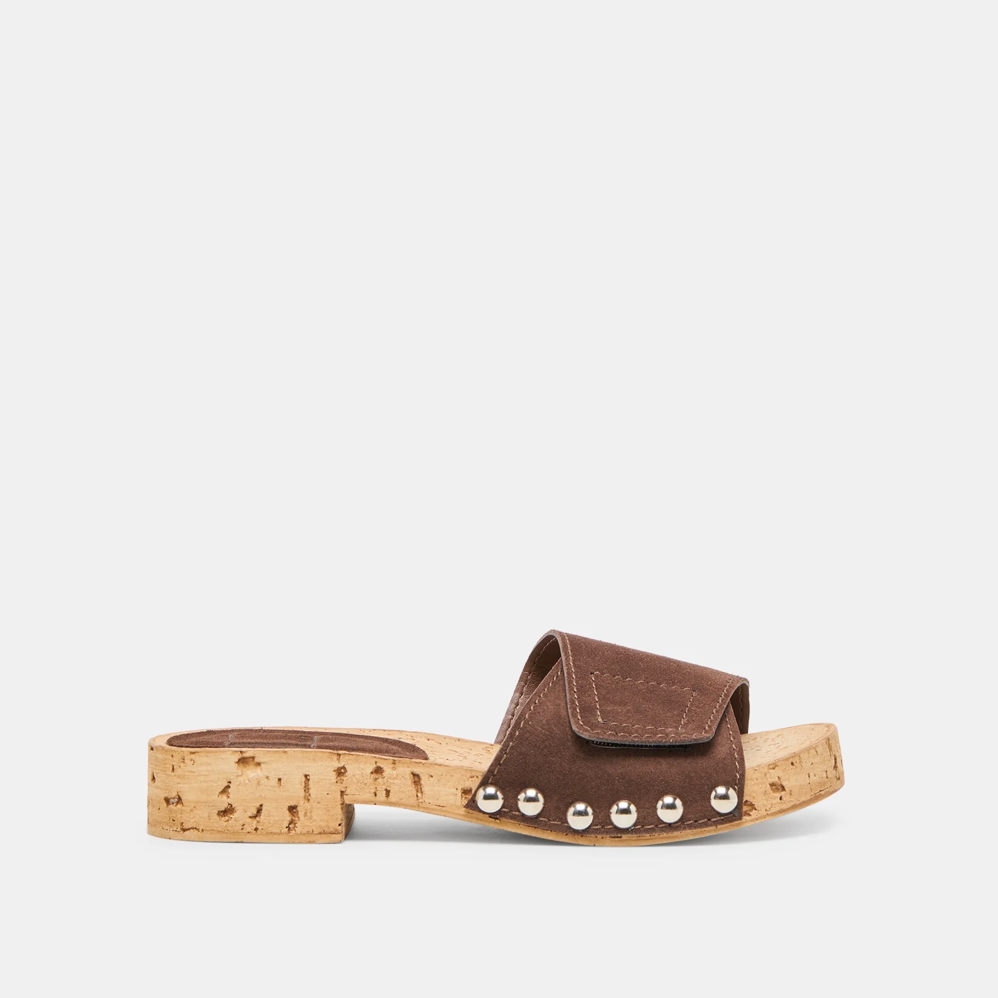 Wedding Reception Shoes SANDY SANDALS DK BROWN SUEDE