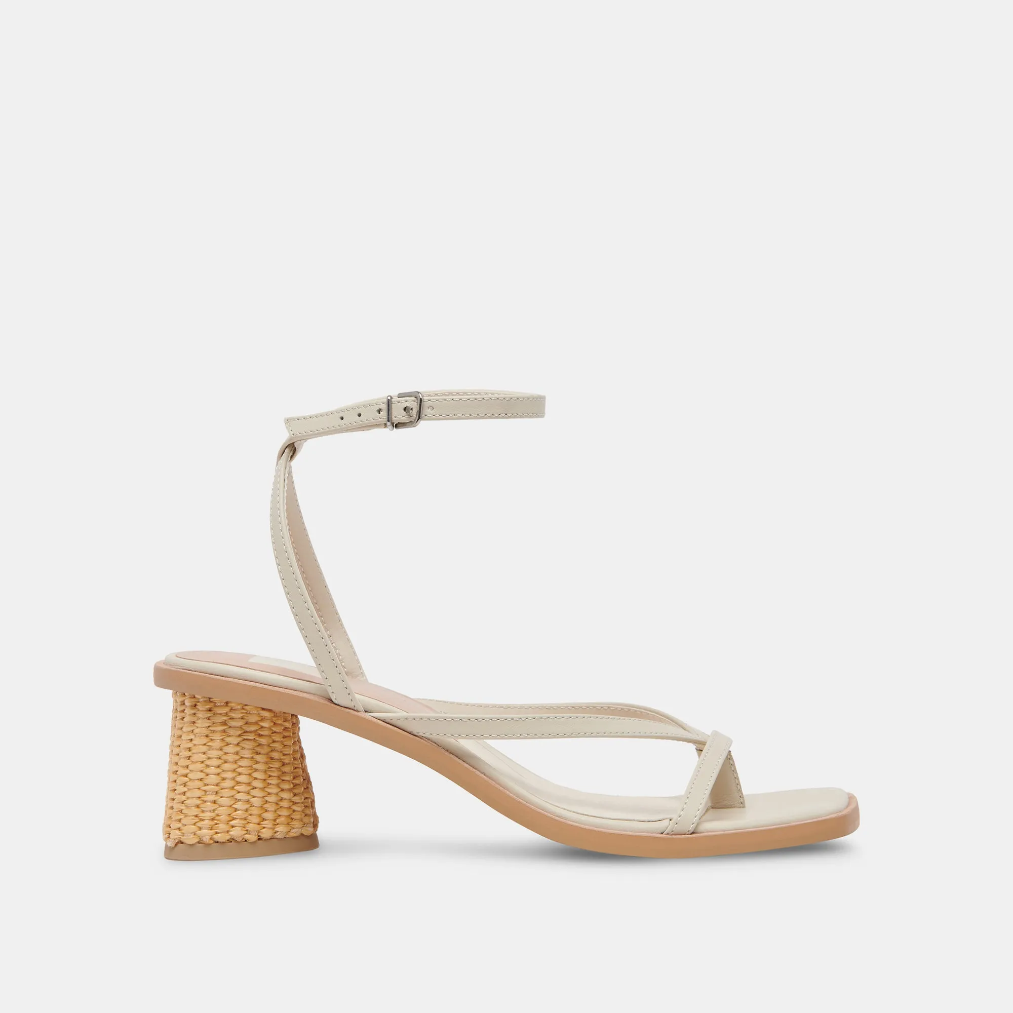 Party Shoes with Heels BANITA SANDALS IVORY LEATHER