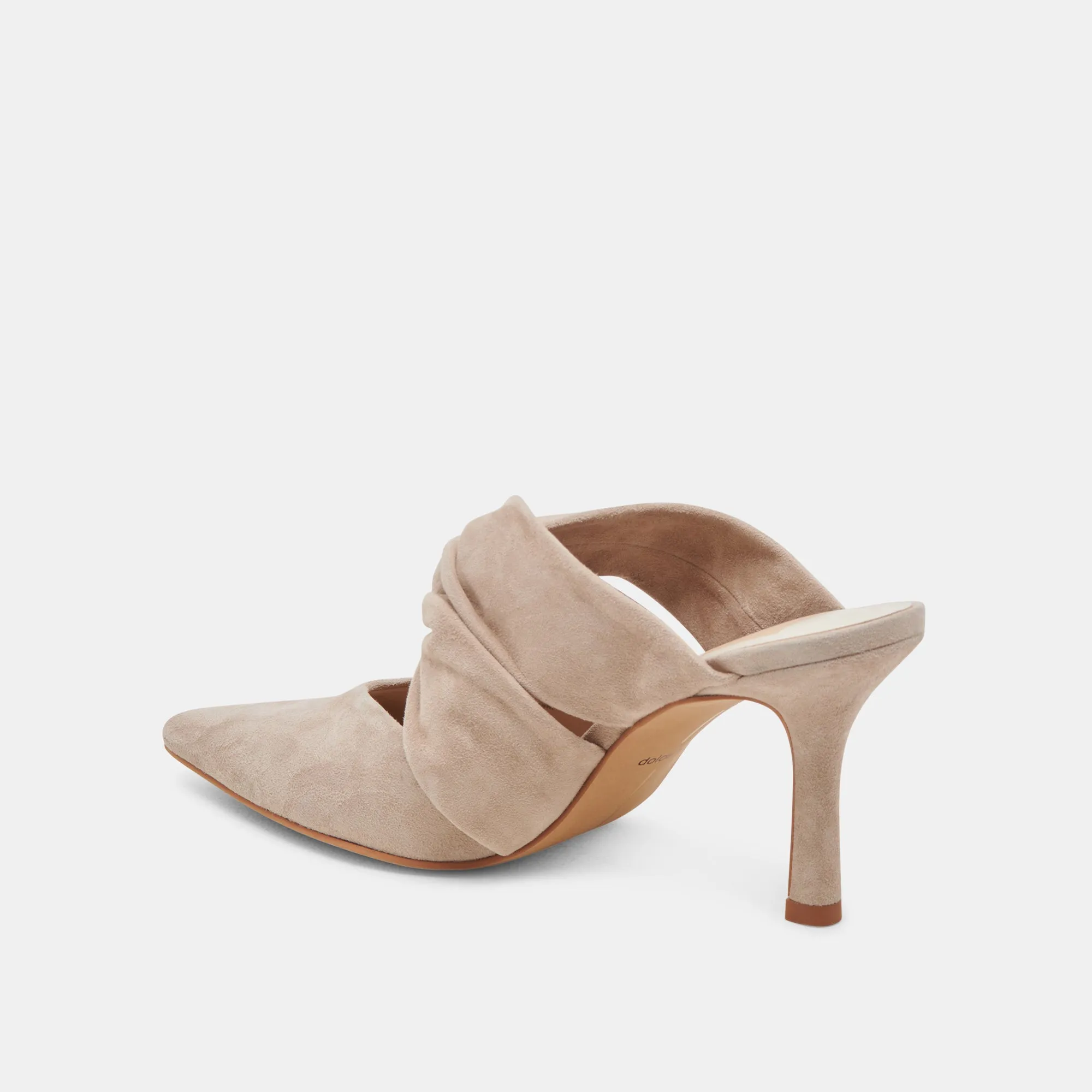 Sophisticated Heels Glamorous Heels KELSY HEELS TAUPE SUEDE