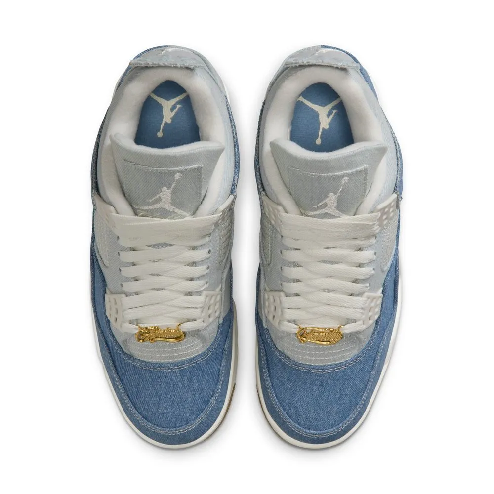 Cliff Jog Style Tour Wmns Air Jordan 4 Retro 'Denim'