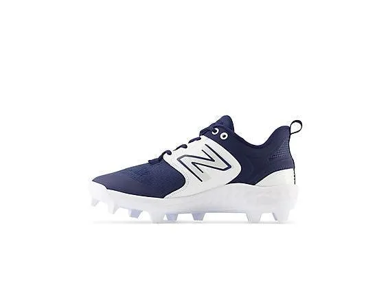New Balance Men's Fresh Foam 3000 V6 Molded Baseball Cleats - Navy with White - PL3000N6 Free Spirit