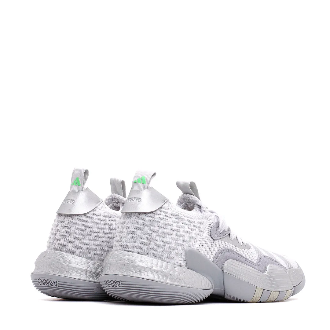 Stretch Zone Quick Flex Shoes Adidas Basketball Men Trae Young 2 Grey HQ0997
