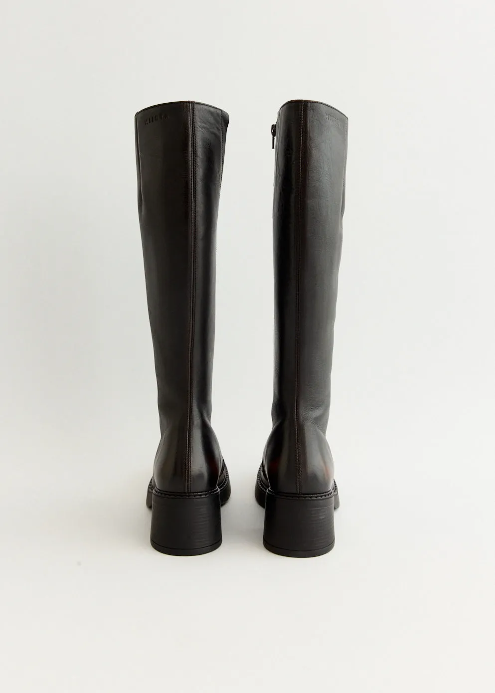 Street Smart Work Friendly Yumi Brushed Brown Boots