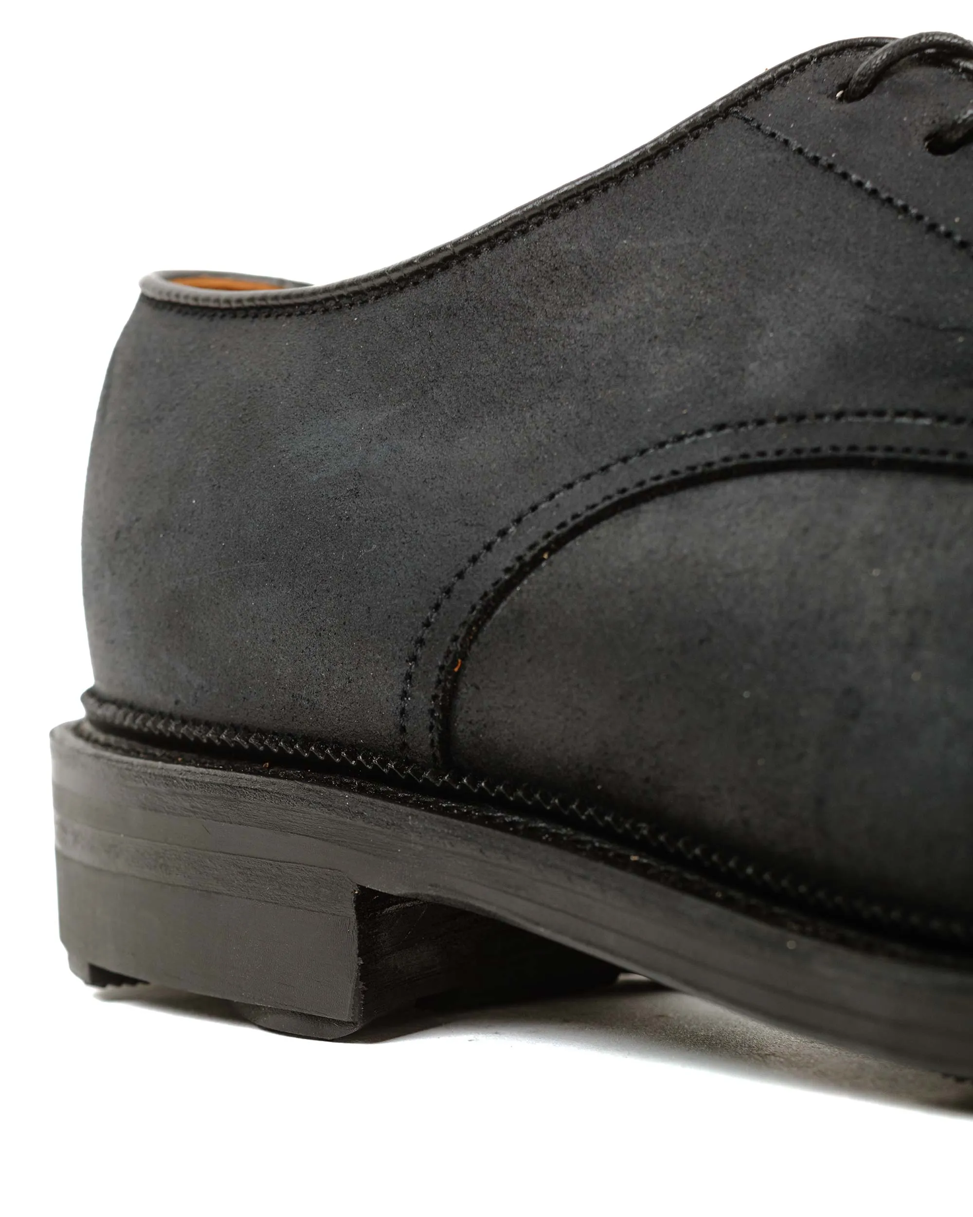 Barefoot feel Viberg Rockland Blucher Black Waxy Commander
