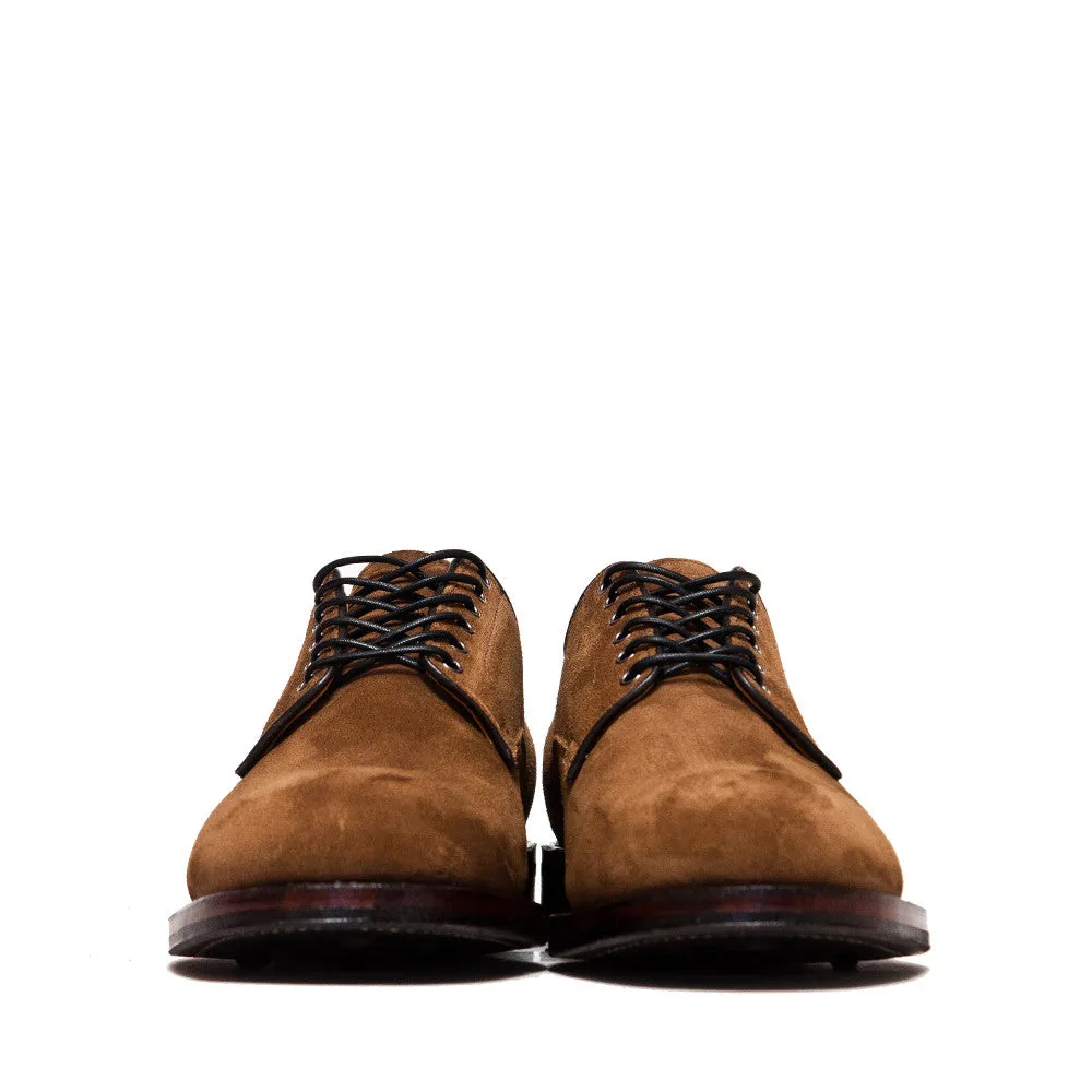 Viberg Snuff Suede Derby Shoe Catch Step Low Top
