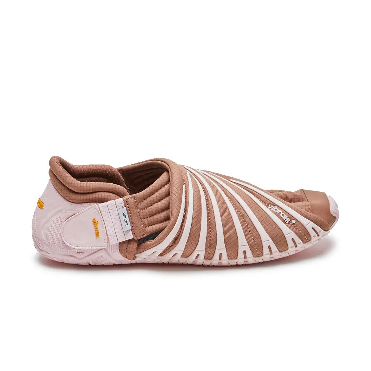 Square Toe Stylish Go   Vibram Wmns FUROSHIKI Futon Low 'Brown Pink'