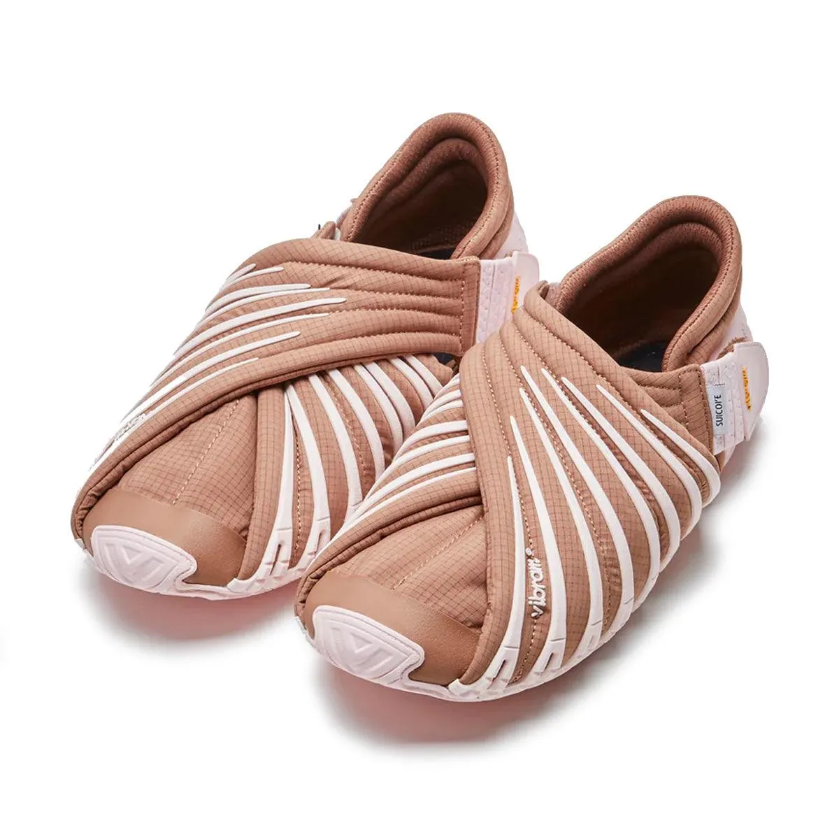 lightweight foam   Vibram Wmns FUROSHIKI Futon Low 'Brown Pink'