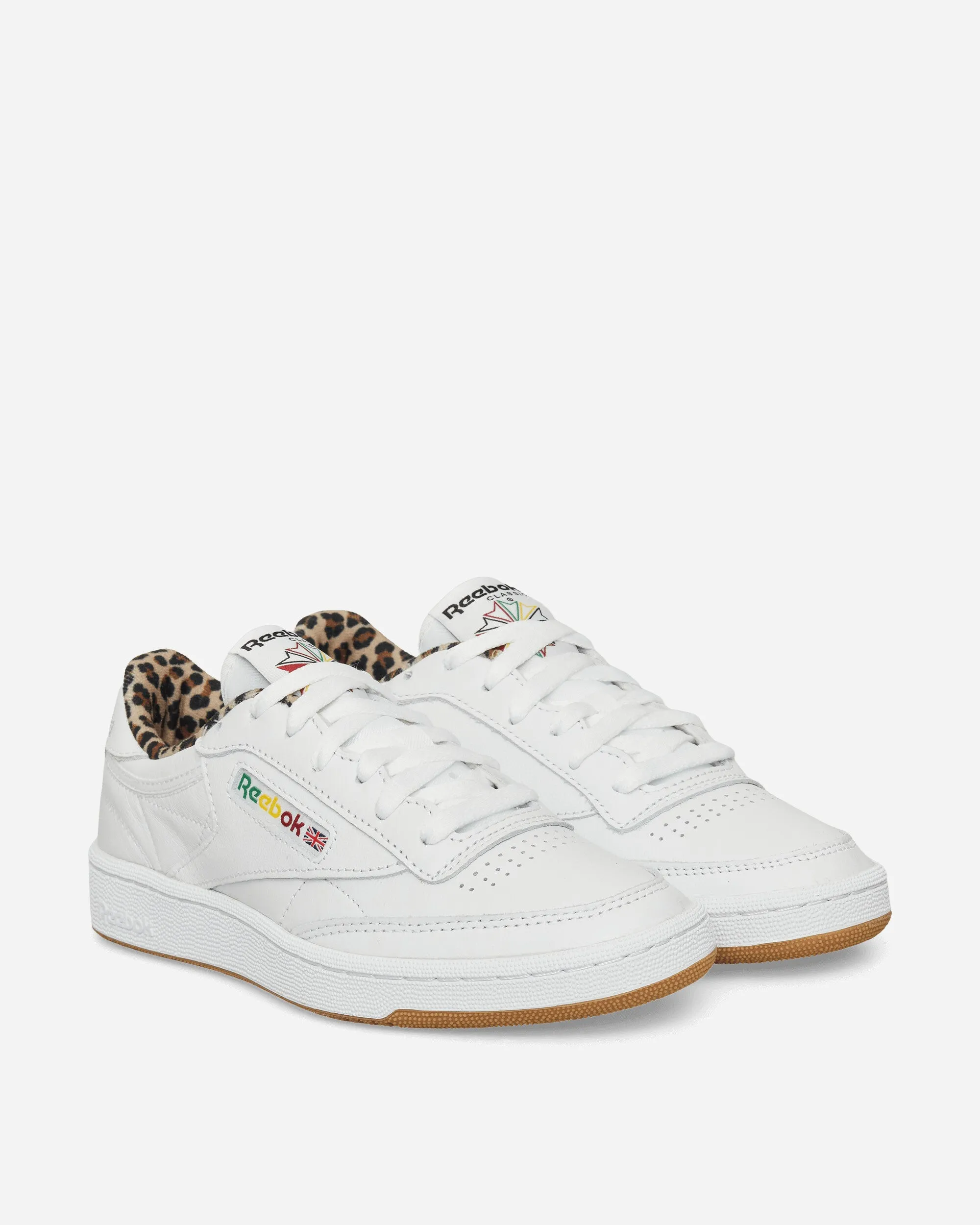 Drill Hike WACKO MARIA Club C 85 Vintage Sneakers White / Leopard