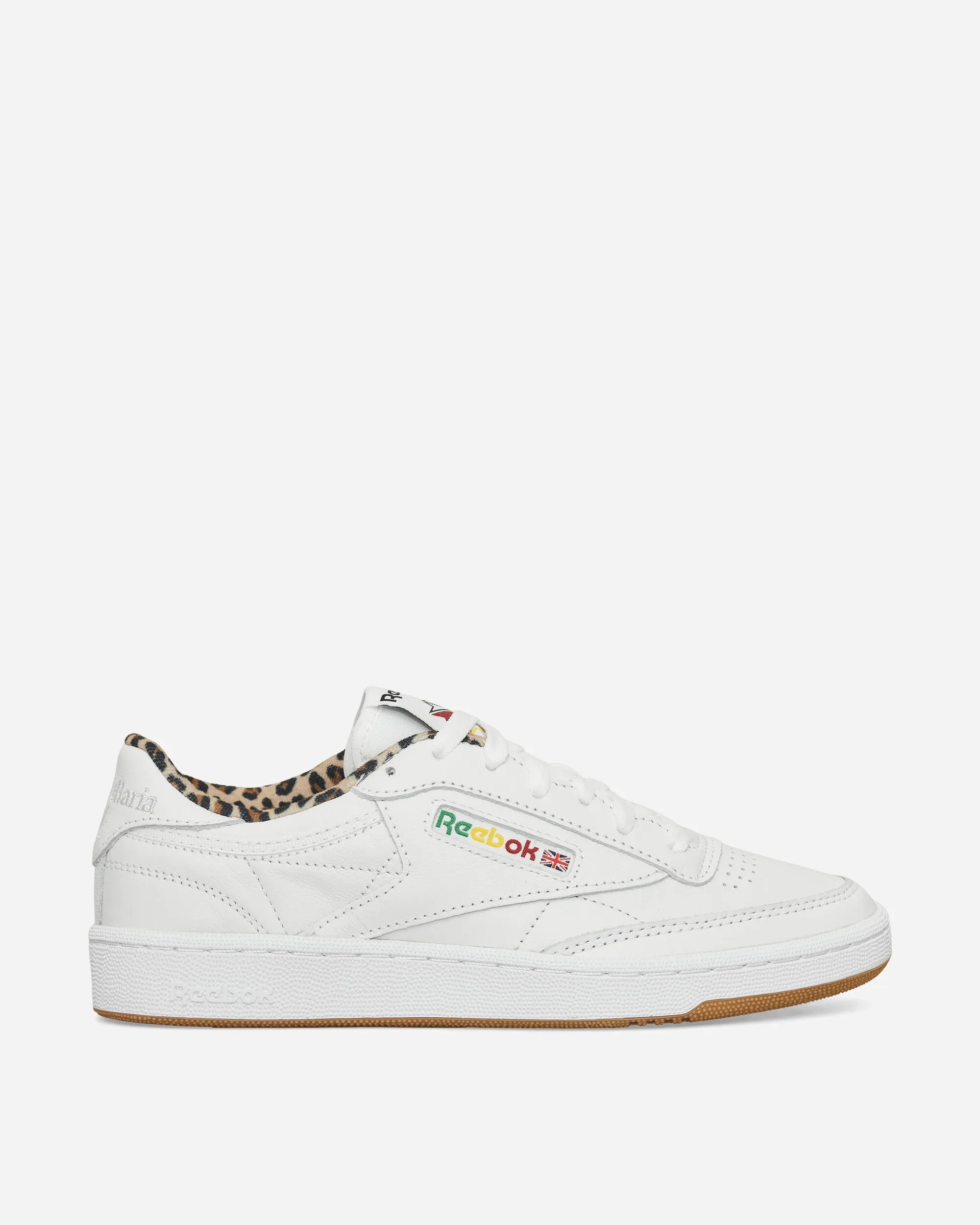 Fit Soft Tunnel Trek WACKO MARIA Club C 85 Vintage Sneakers White / Leopard