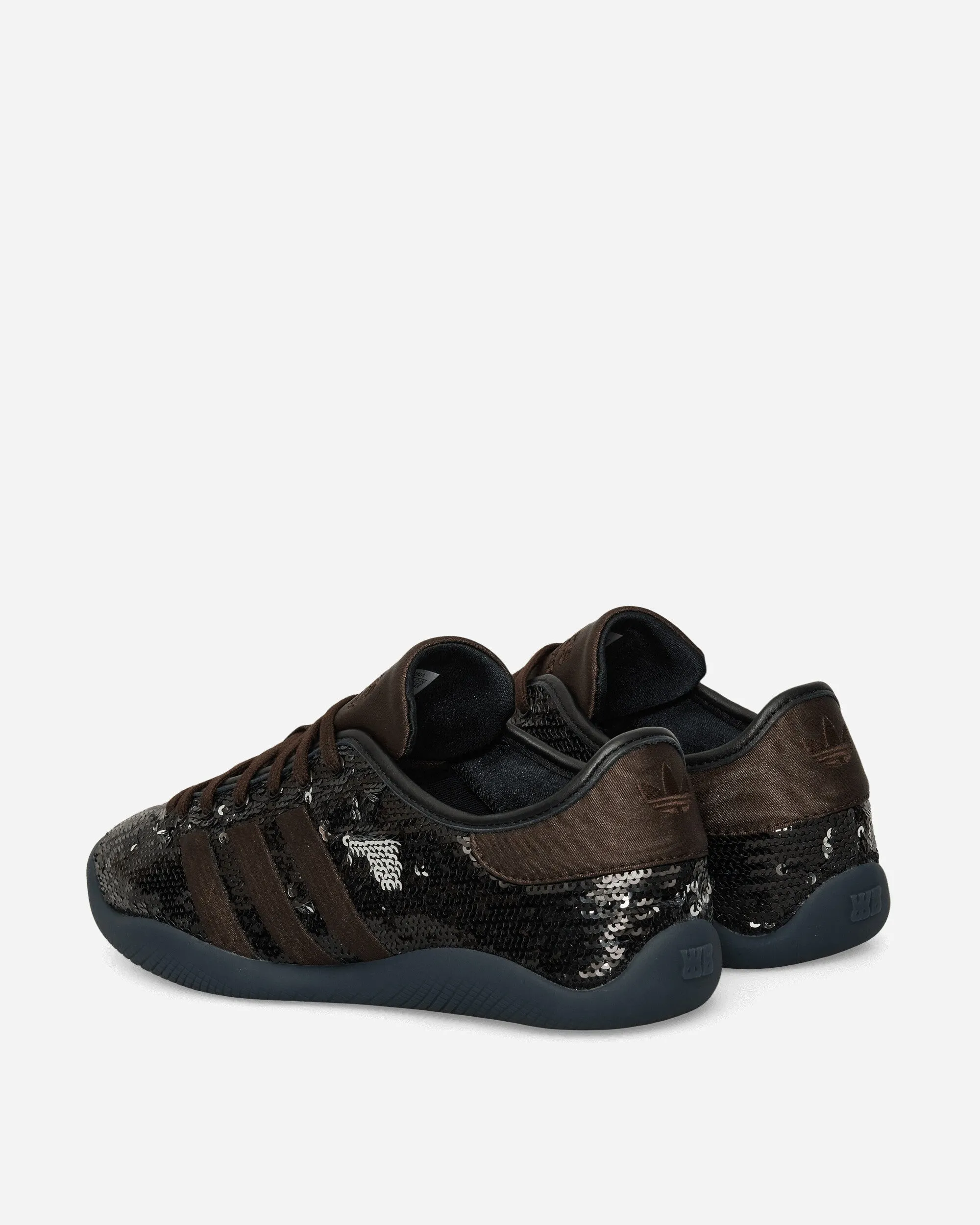 Wales Bonner Karintha Sequin Sneakers Core Black / Silver Metallic Breathable Shoes Ankle Support