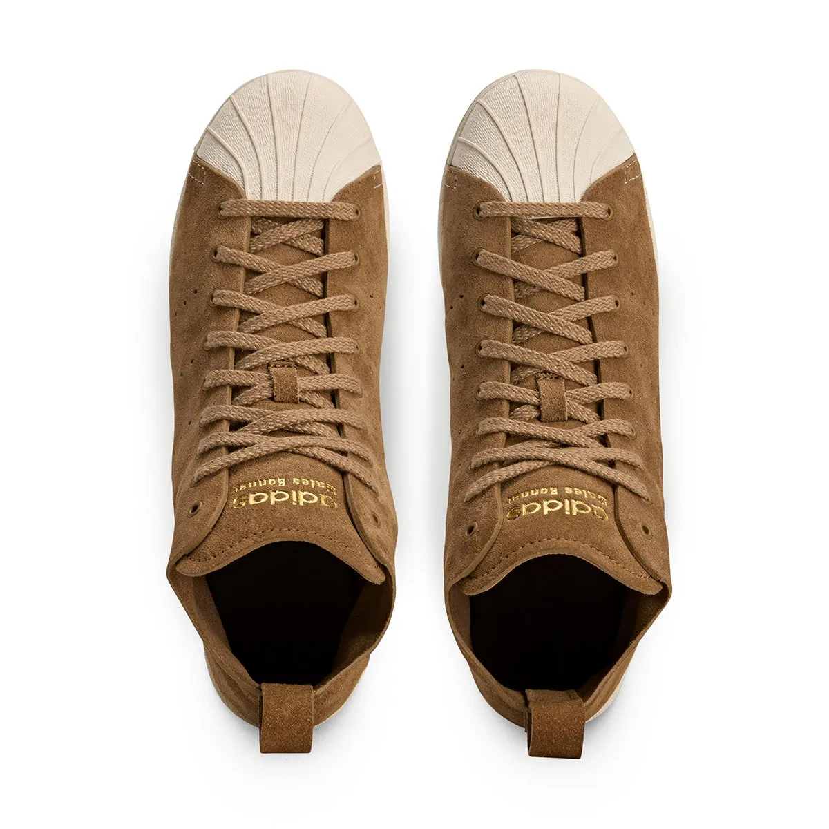 Modern Texture Cloud Light   Wales Bonner Superstar Hi 'Brown'